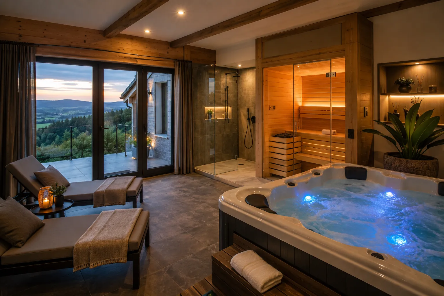Vakantiehuizen Wellness