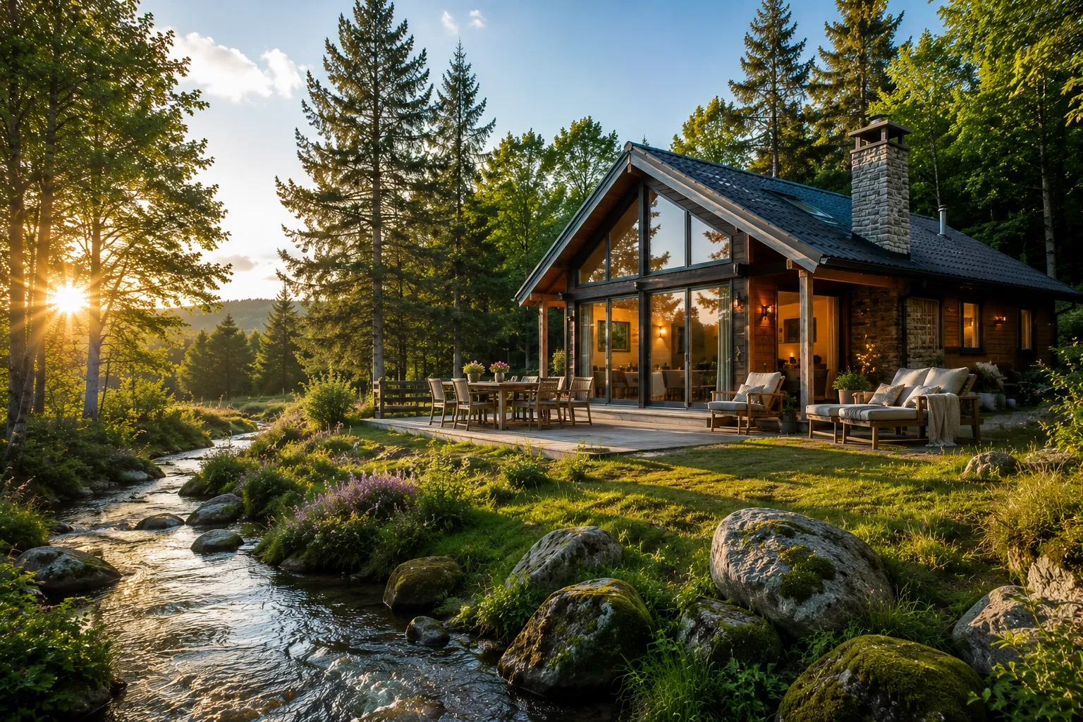 Vakantiehuizen in de natuur
