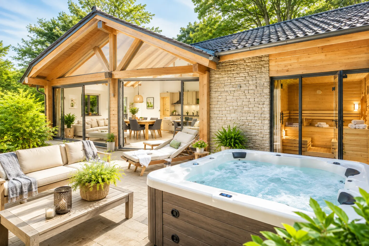 Vakantiehuizen met Wellness